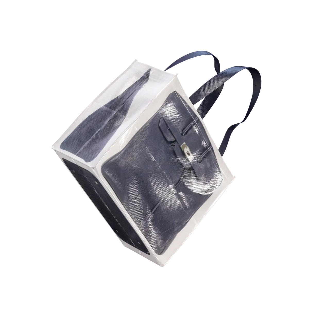 Grocery Bags Creative Parody Platinum Bag Print Woven Bag Full Take Down Birkin Fitness Casual Bag